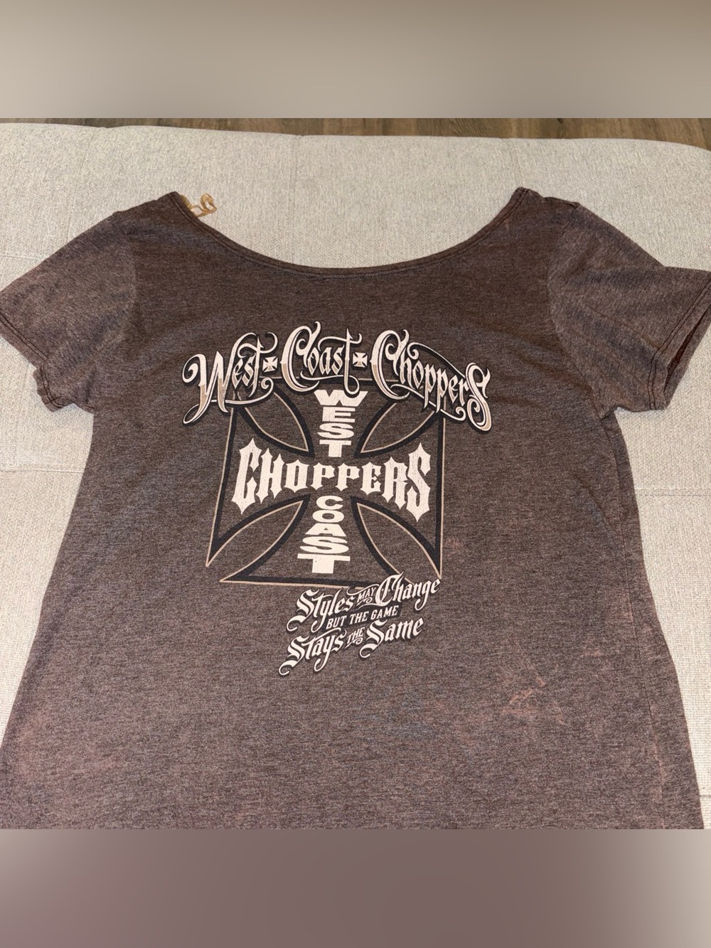 Women's West Coast choppers Scoop tee